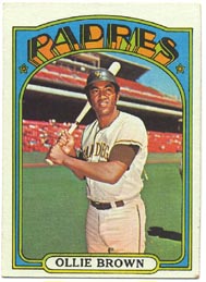 1972 Topps Baseball Cards      551     Ollie Brown